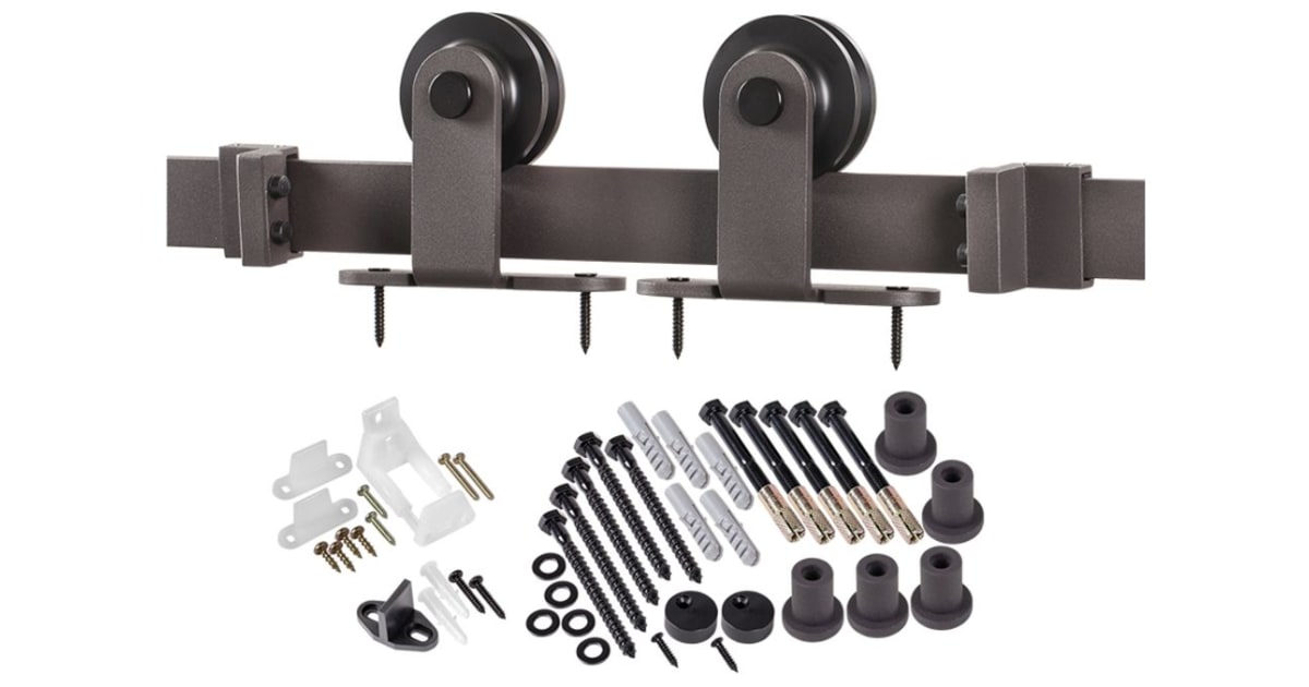 Renin BD101K07800BR Spectrum 78" Sliding Barn Door Track