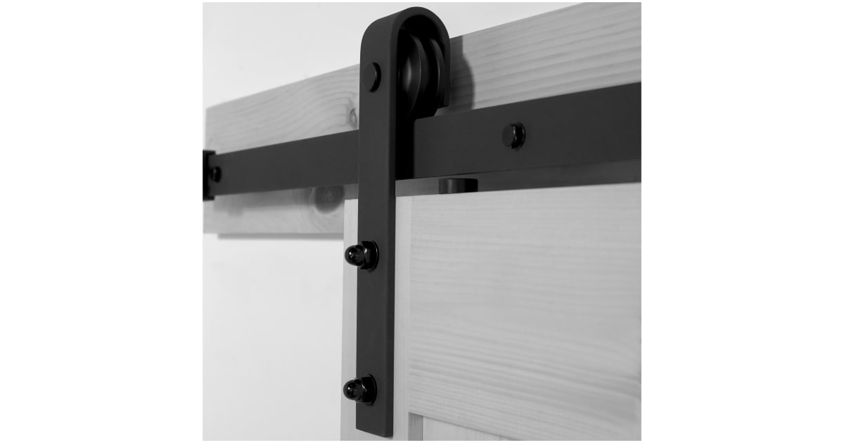Renin BD202K07800MB Cadium 78" Sliding Barn Door Track
