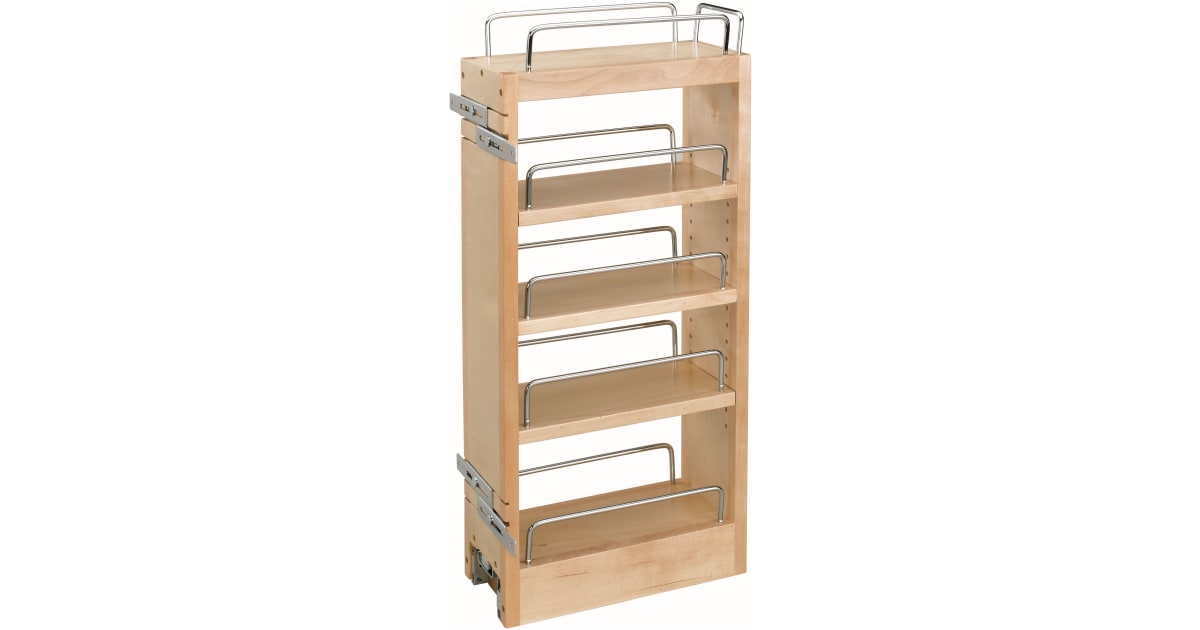 448WC8C - 8 Wall Pull-out Organizer w/ Adjustable Shelves for 12