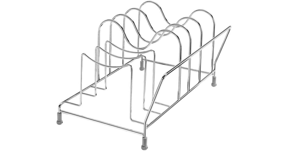 Rev-a-Shelf 5730 Cestone Estraibile Cromato 53 Cm Con Guida Ammortizzata Soft-Close – Organizzatore Per Cucina