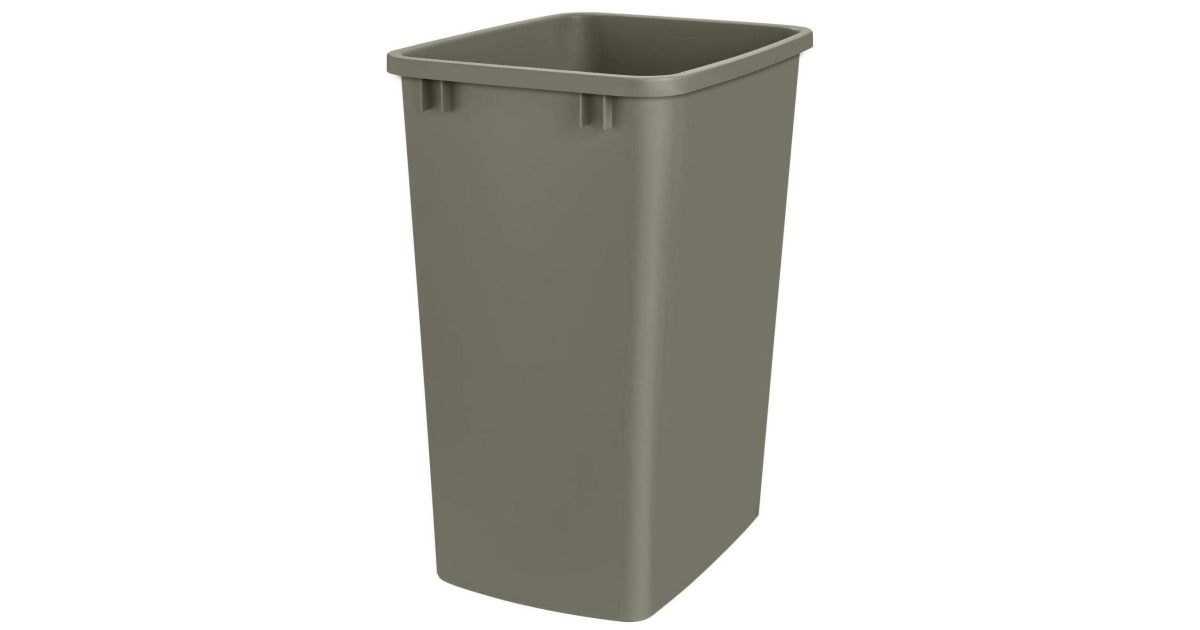 Rev a outlet shelf trash can