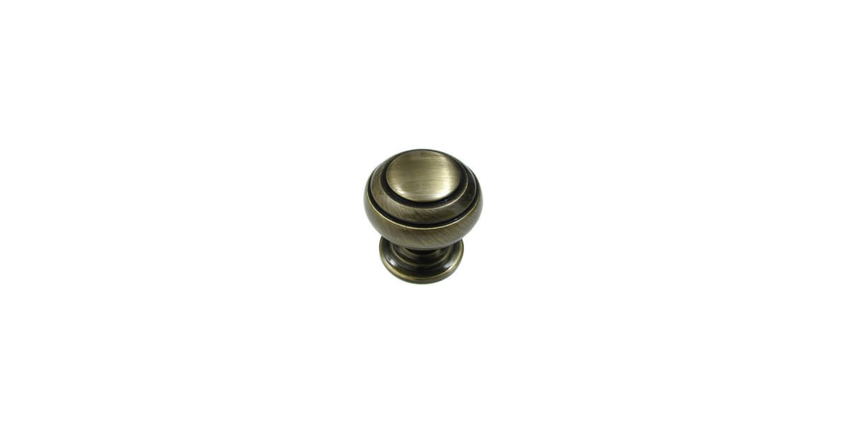 Richelieu BP20304AE 1-1/4 Inch Mushroom Cabinet Knob | Ferguson Home