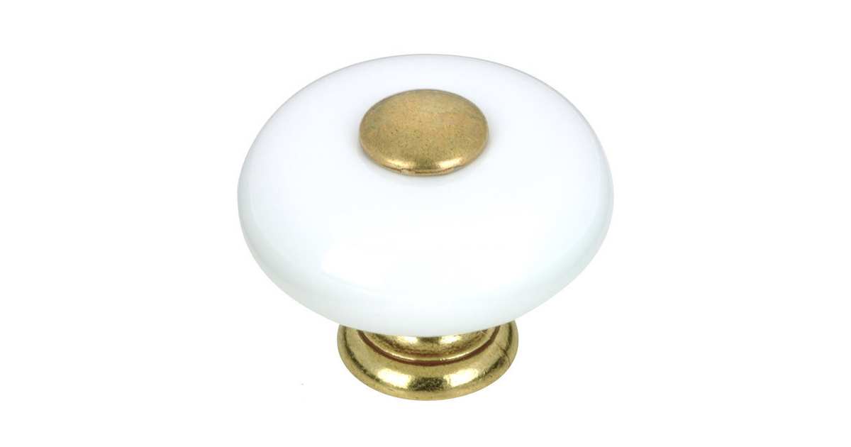 Richelieu BP338130 1-1/4 Inch Diameter Mushroom Cabinet Knob From the ...