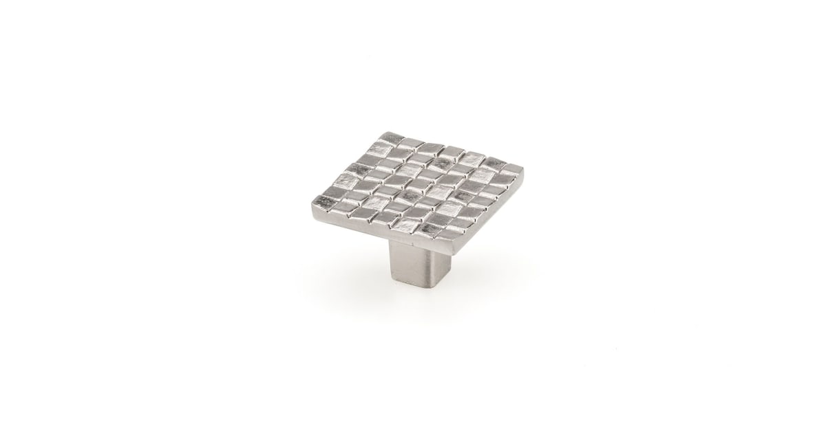 Richelieu BP62273232195 1-1/4 Inch Square Cabinet Knob | Ferguson Home