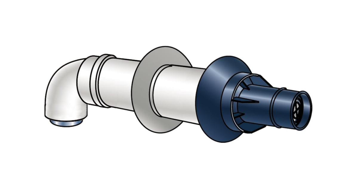 Rinnai 223168 12 quot All Weather Metal Horizontal Termination Kit