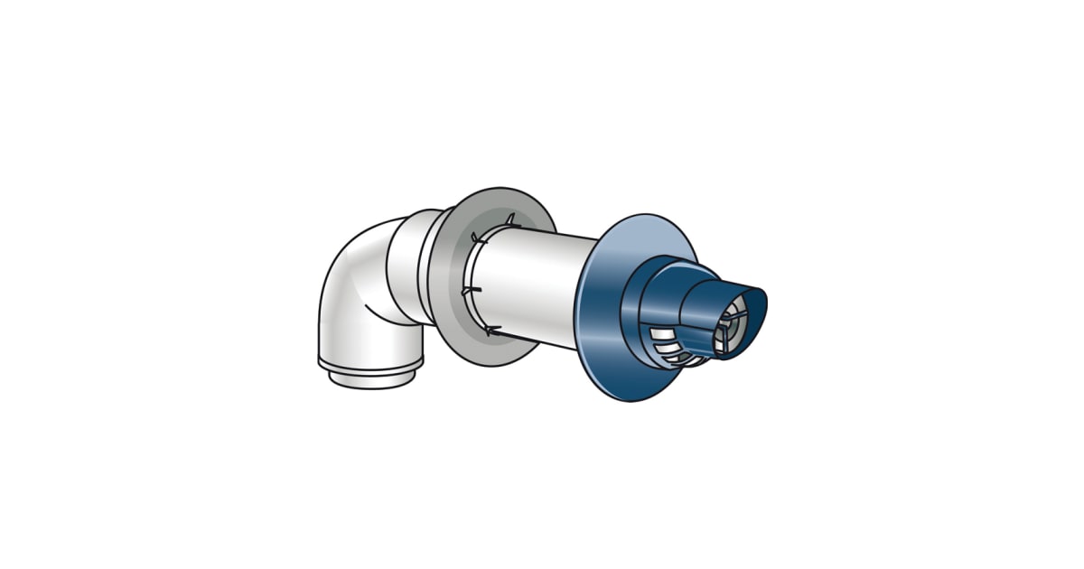 Rinnai 223181 11-1/2” Universal Non-Condensing Plastic | Build.com