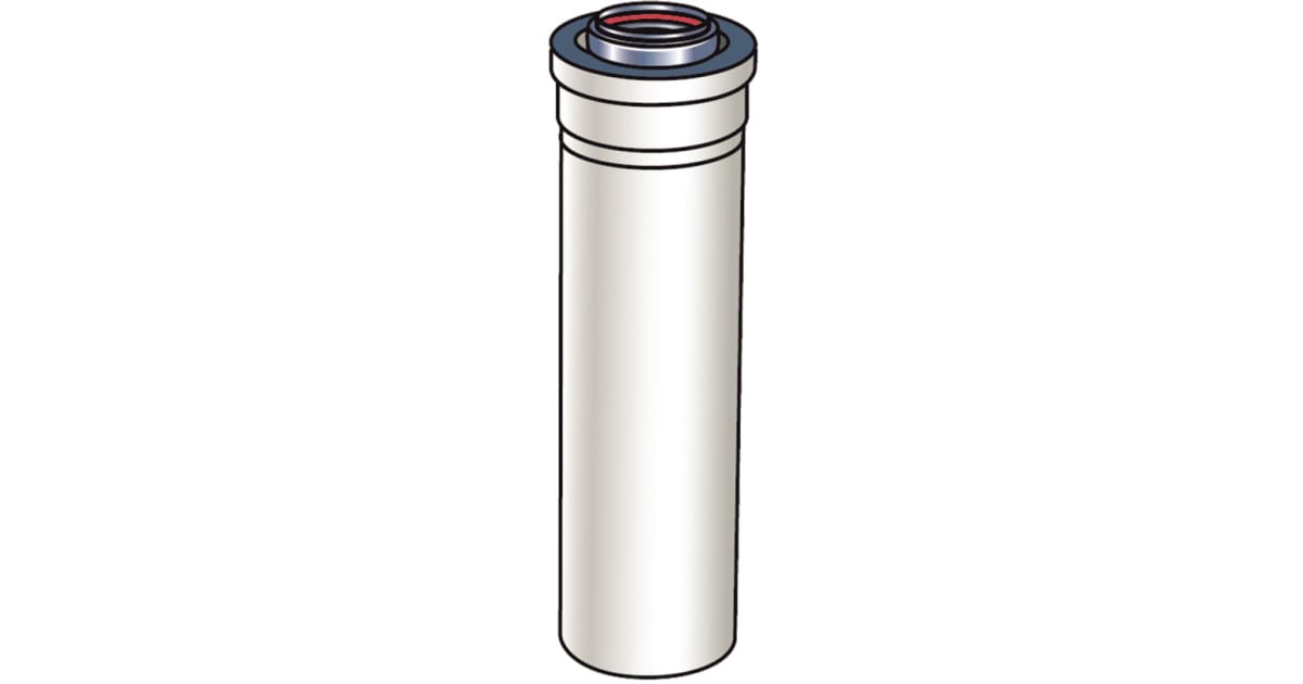 Rinnai 224265 19-1/2” Metal Vent Pipe Extension for Non-Condensing ...