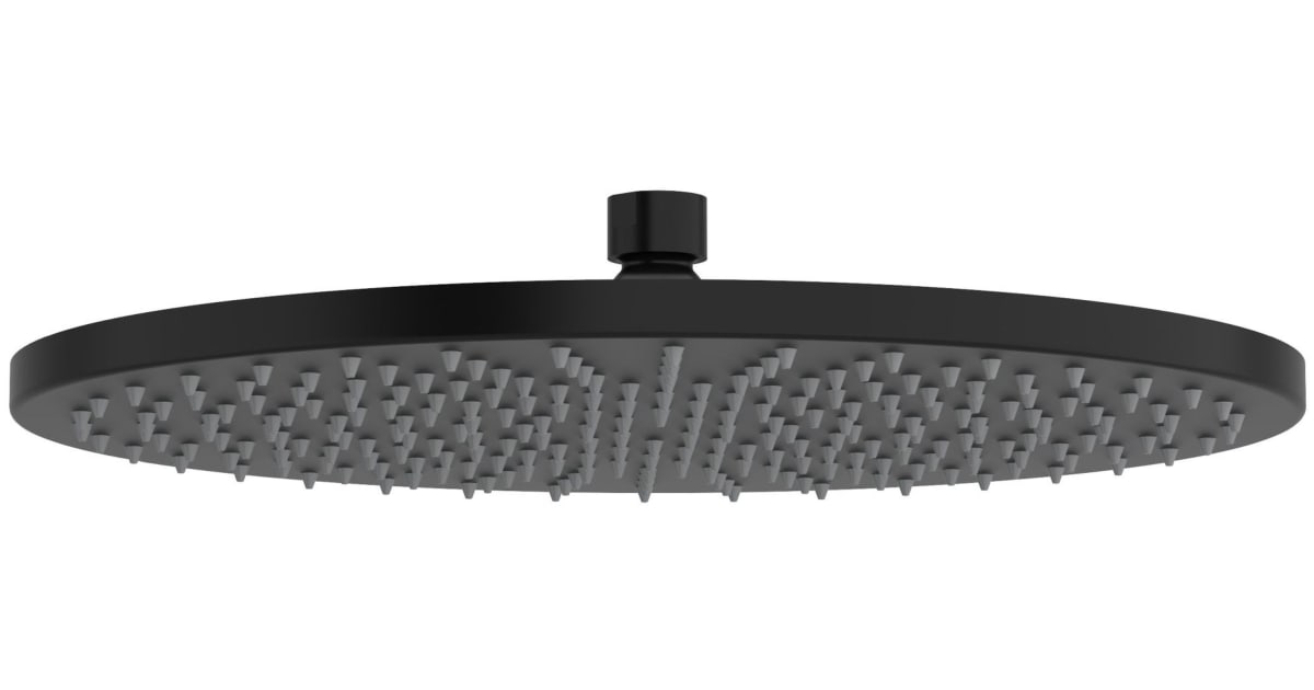 Riobel 472BK 2 GPM Single Function Rain Shower Head