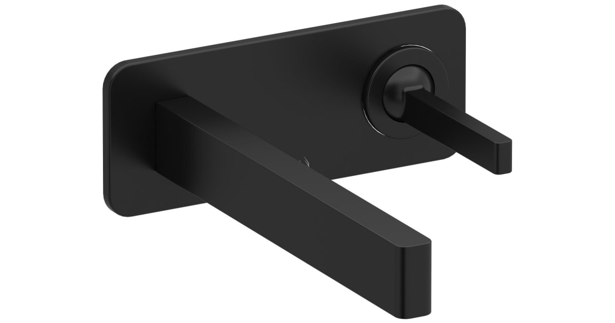 Riobel PX11BK Paradox 1 GPM Wall Mounted Centerset