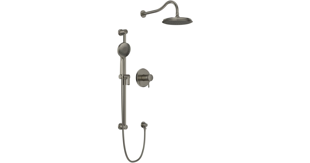 Riobel R23 Retro 2-WS Classic Shower System with Combined Thermostatic ...