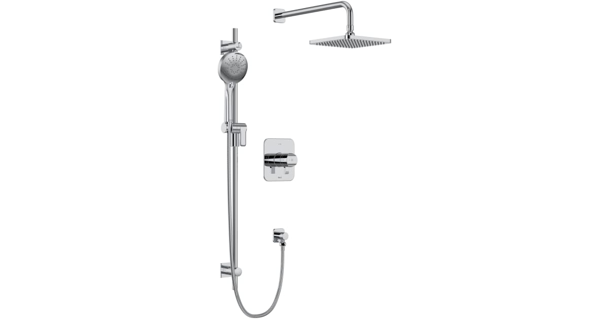 Riobel R23 Salome 1-WS Salome Shower System with Combined Thermostatic ...