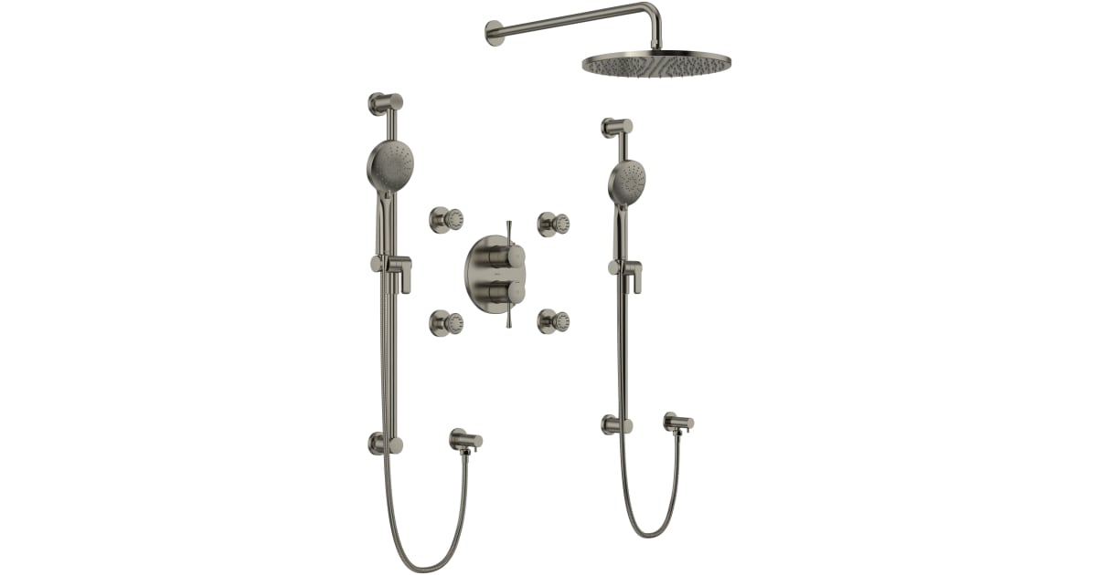 Riobel R83 Edge 2 Edge Thermostatic Shower System with