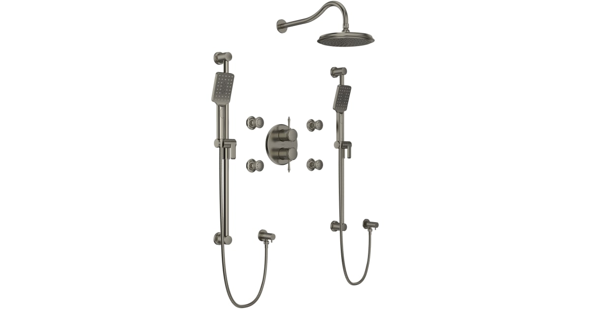 Riobel R83 Retro 2 Classic Thermostatic Shower System with