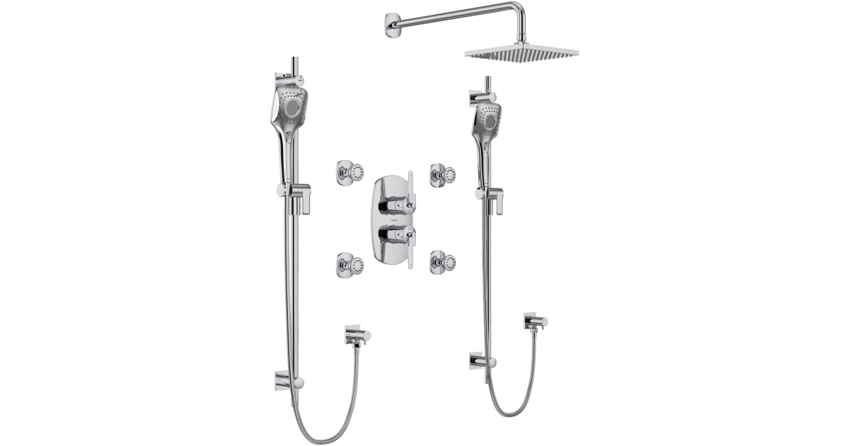 Riobel R83 Venty 1 Venty Thermostatic Shower System with