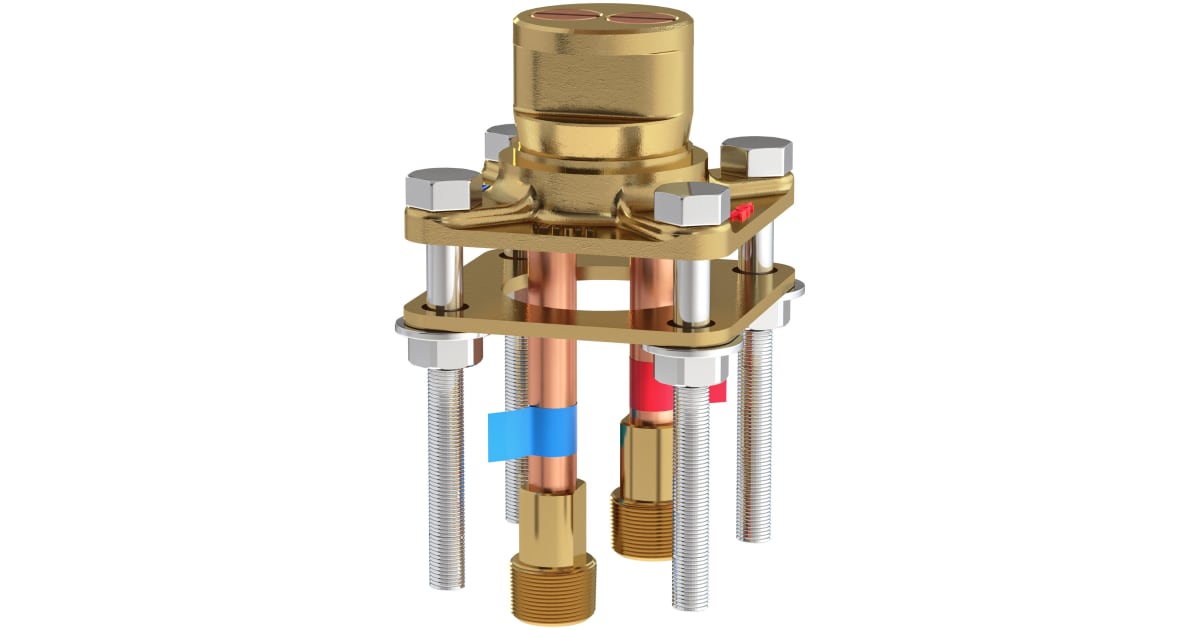 Rlf Rigid Inlet Riobel RHFS Floor Mounted Tub Filler Rough-in Valve | Ferguson Home