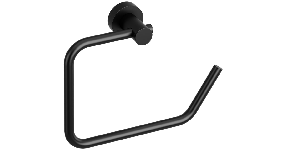 Riobel ST3BK Star Wall Mounted Euro Toilet Paper Holder