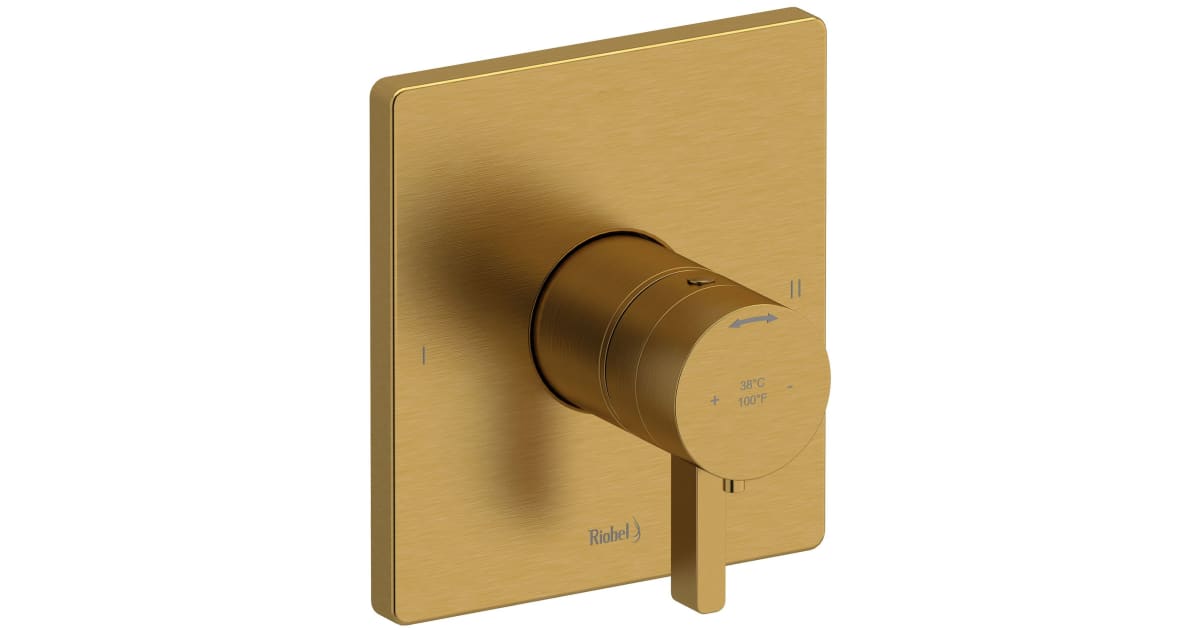 Riobel TPXTQ44BG Paradox Two Function Thermostatic Valve