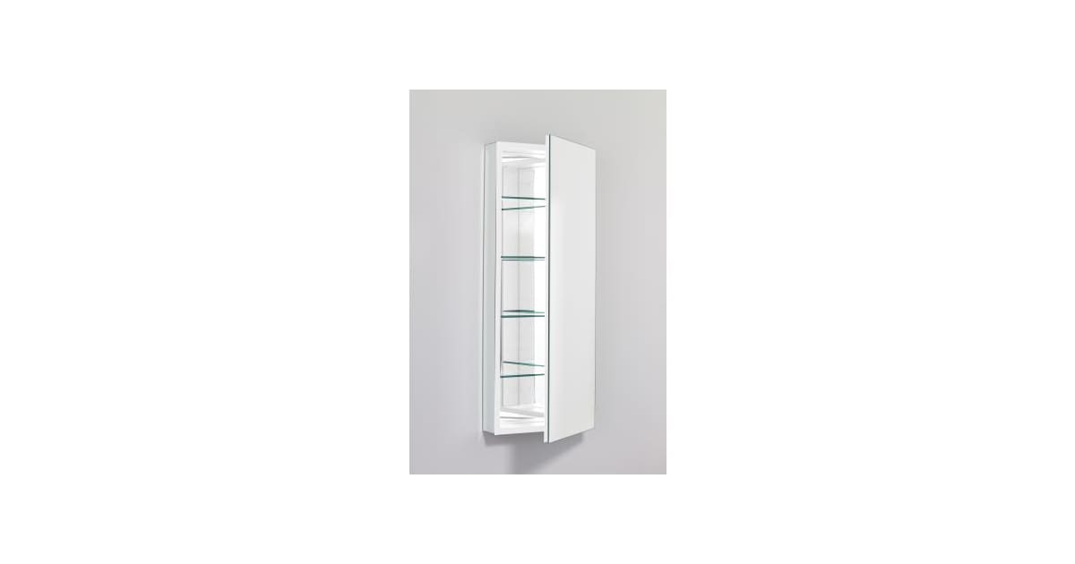 Robern PLM1640W PL Series 16" Mirrored Bathroom