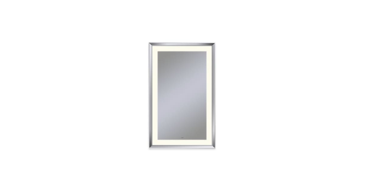 Robern YM2743RPCMD376 27 x 43 Inch Sculpt Lighted Mirror