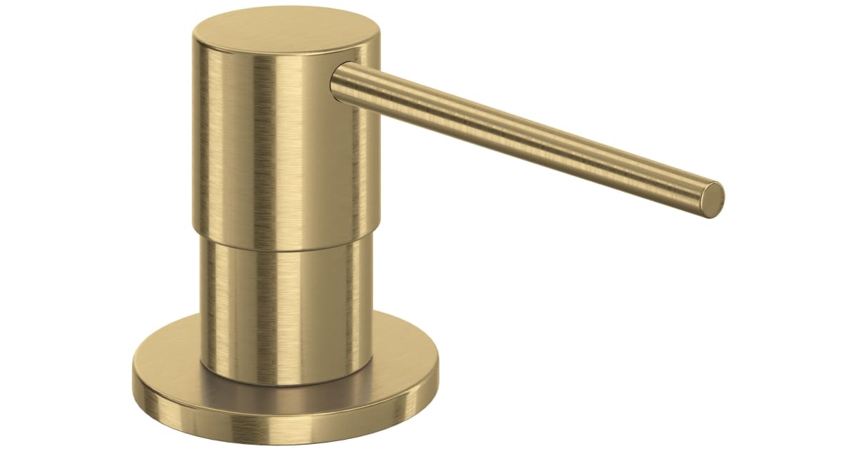 Rohl 0180SDAG Deck Mounted Soap Dispenser with 8.5 oz