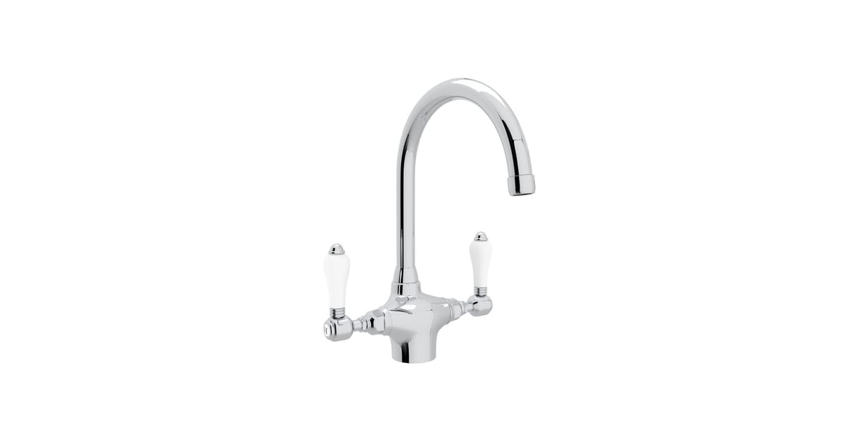 Robinet de cuisine esthétique et fonctionnel 1 8 GPM en laiton et ABS à