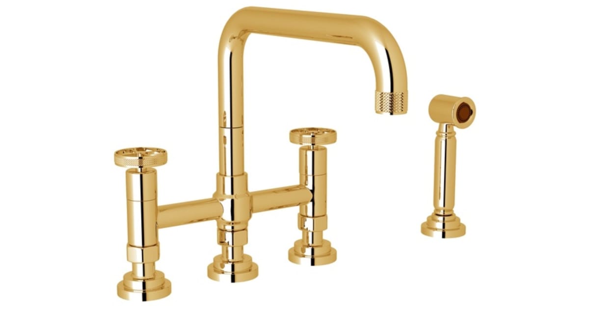 Rohl A3358IWWSIB2 Campo 1.5 GPM Bridge Kitchen