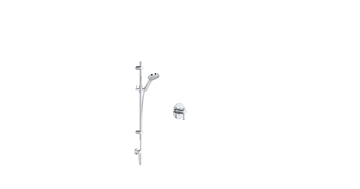 Rohl CAMPO-TCP51W1ILAPC-KIT Campo Pressure Balanced Shower System with ...