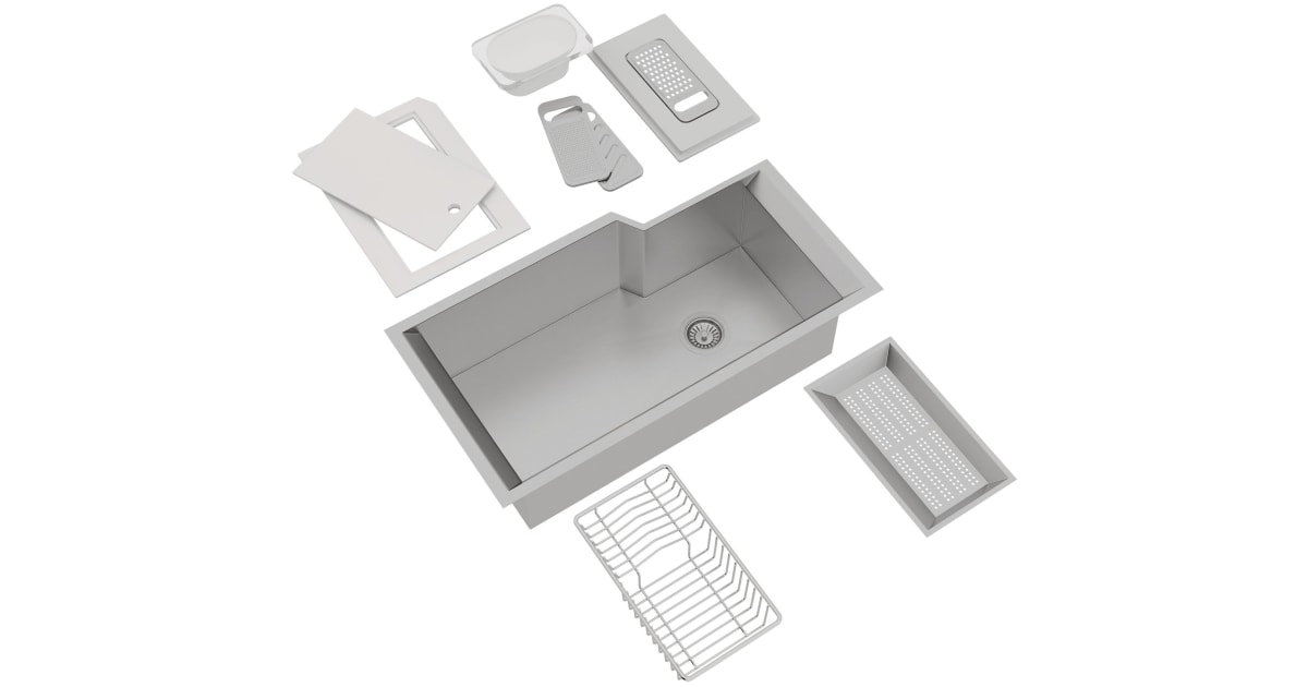 Rohl RGKKIT3016SB Culinario 35-1/8