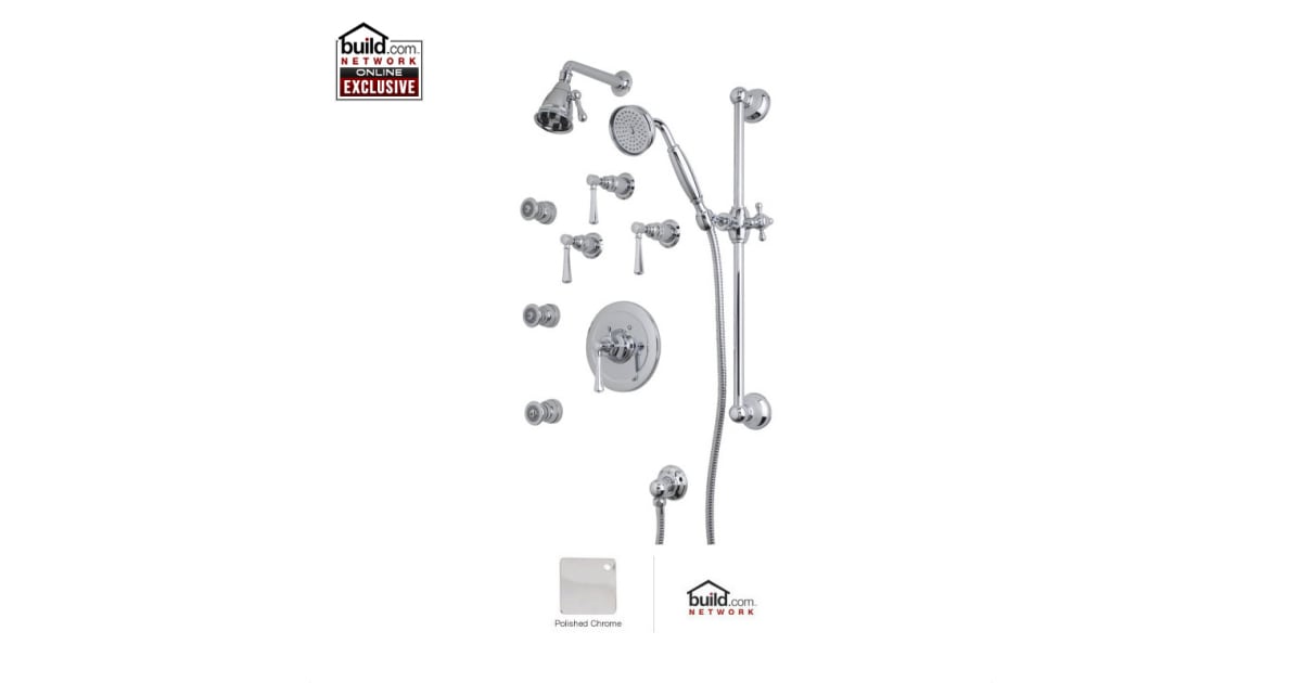 Rohl WEKIT46LMAPC Wellsford Shower System with Single