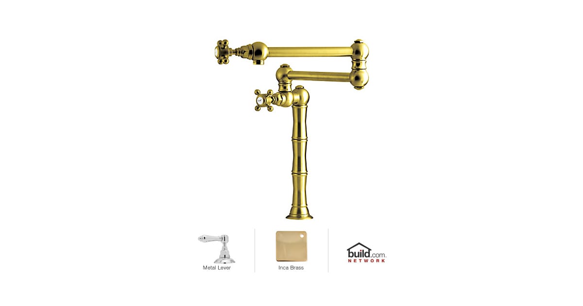 Rohl A1452LMIB Country Kitchen Deck Mounted Pot Filler