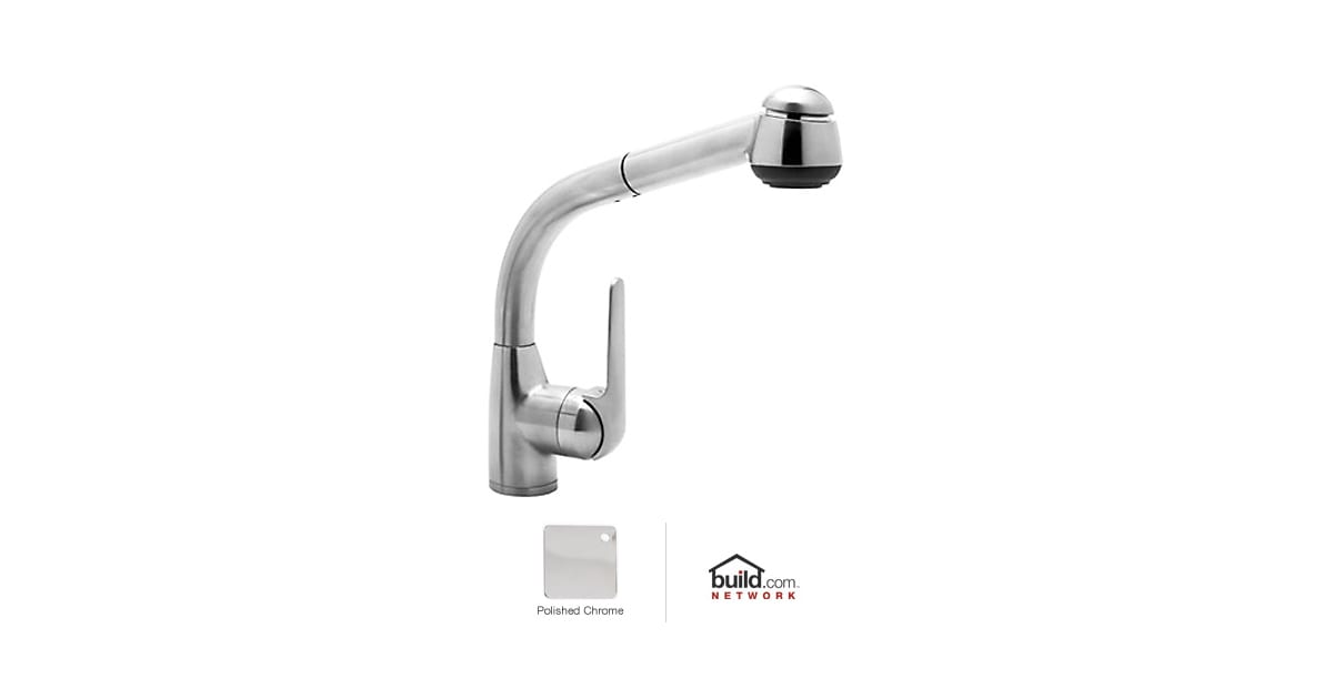 Rohl R7913APC De Lux Kitchen Faucet with Pull Out Spray