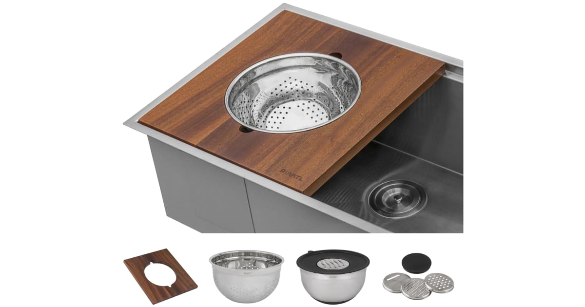 Ruvati RVA1288 Accessories Mixing Bowl and Colander with