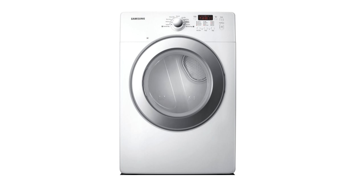 Samsung DV231AEW 7.3 Cubic Feet Electric Dryer with Steam