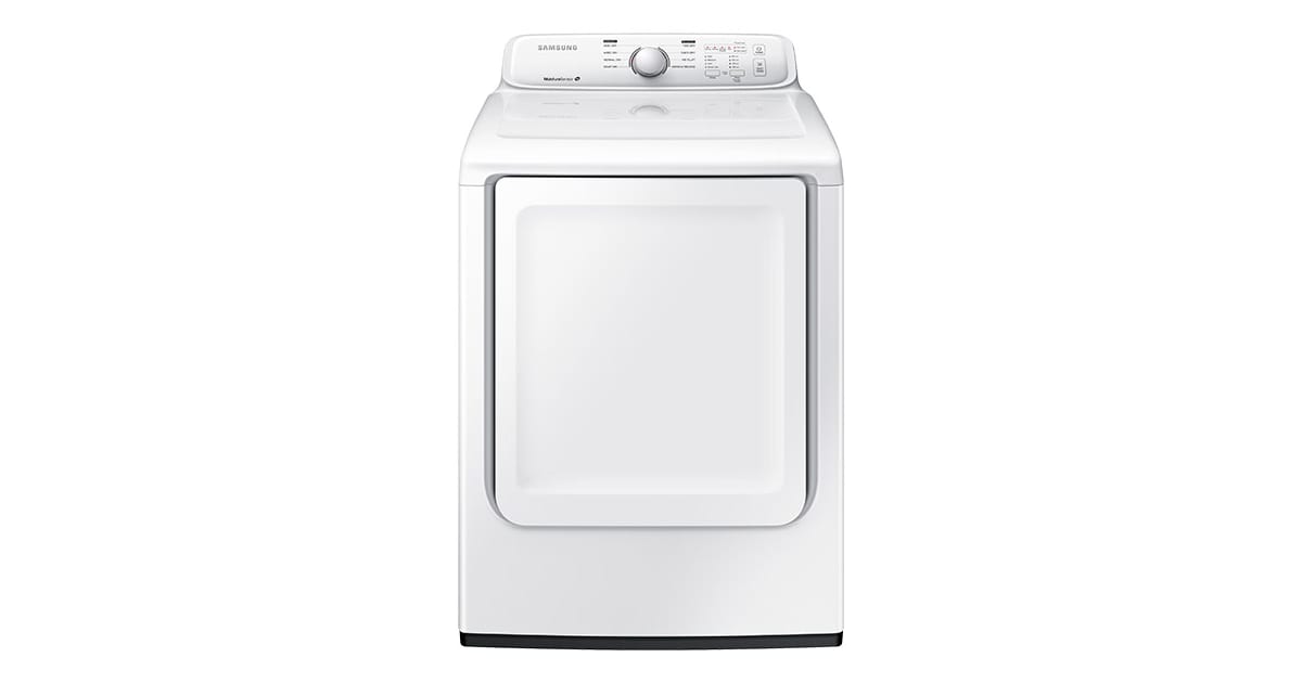 Samsung DV40J3000GW 27 Inch Wide 7.2 Cu. Ft. Gas Dryer