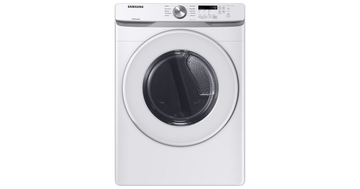 Samsung DVG45T6000W 27 Inch Wide 7.5 Cu. Ft. Gas Dryer