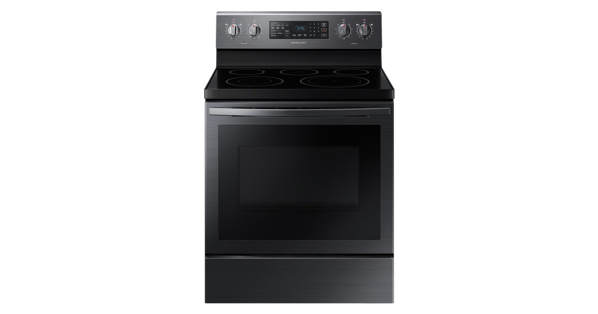 Samsung NE63A6711SS/AA 30 6.3 cu.ft. Stainless Steel Electric Range with 5  Burners and Air