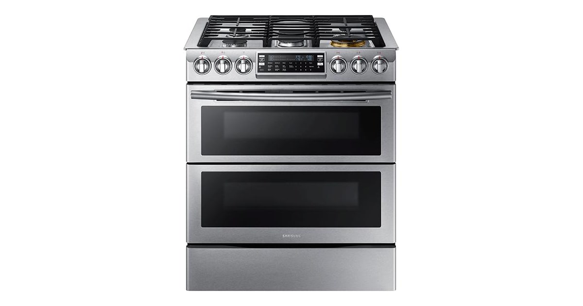 Samsung NX58K9850SS 30 Inch Wide 5.8 Cu. Ft. SlideIn Gas