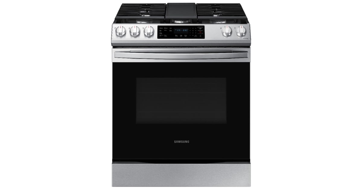 Samsung NX60BG8315SS 30 Inch Wide 6 Cu. Ft. Slide In Gas