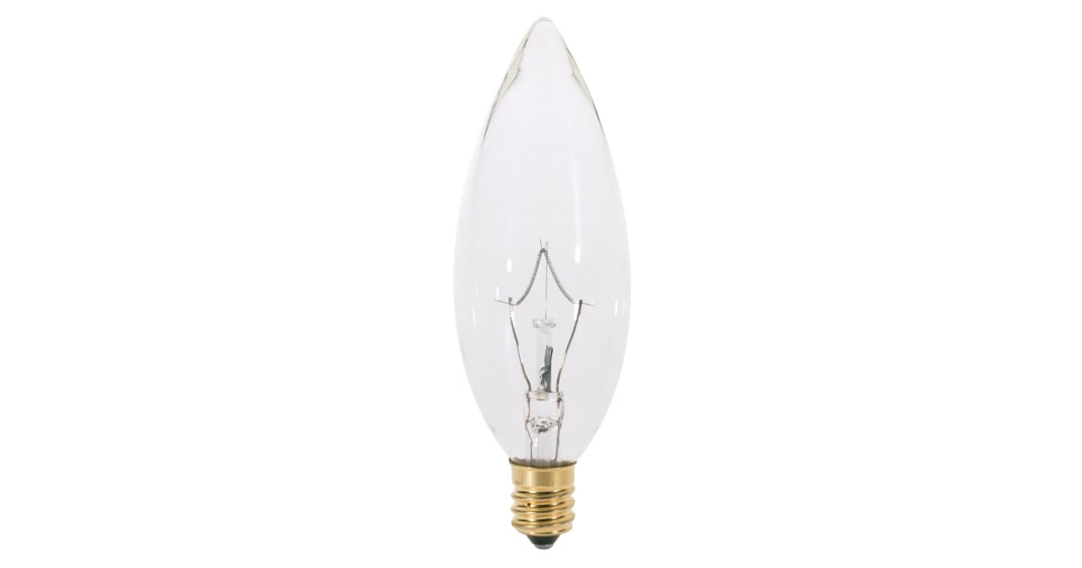 thumbnail image 2 of Westinghouse 15 Watt B9 1/2 Torpedo Incandescent Light Bulb - Genesis Lamp 2 of 14