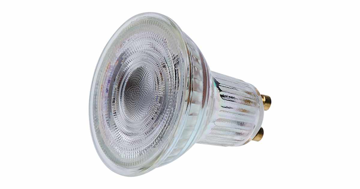 Satco Lighting S12373 5.5 Watt Dimmable MR16 GU10 LED Bulb- 500 Lumens ...