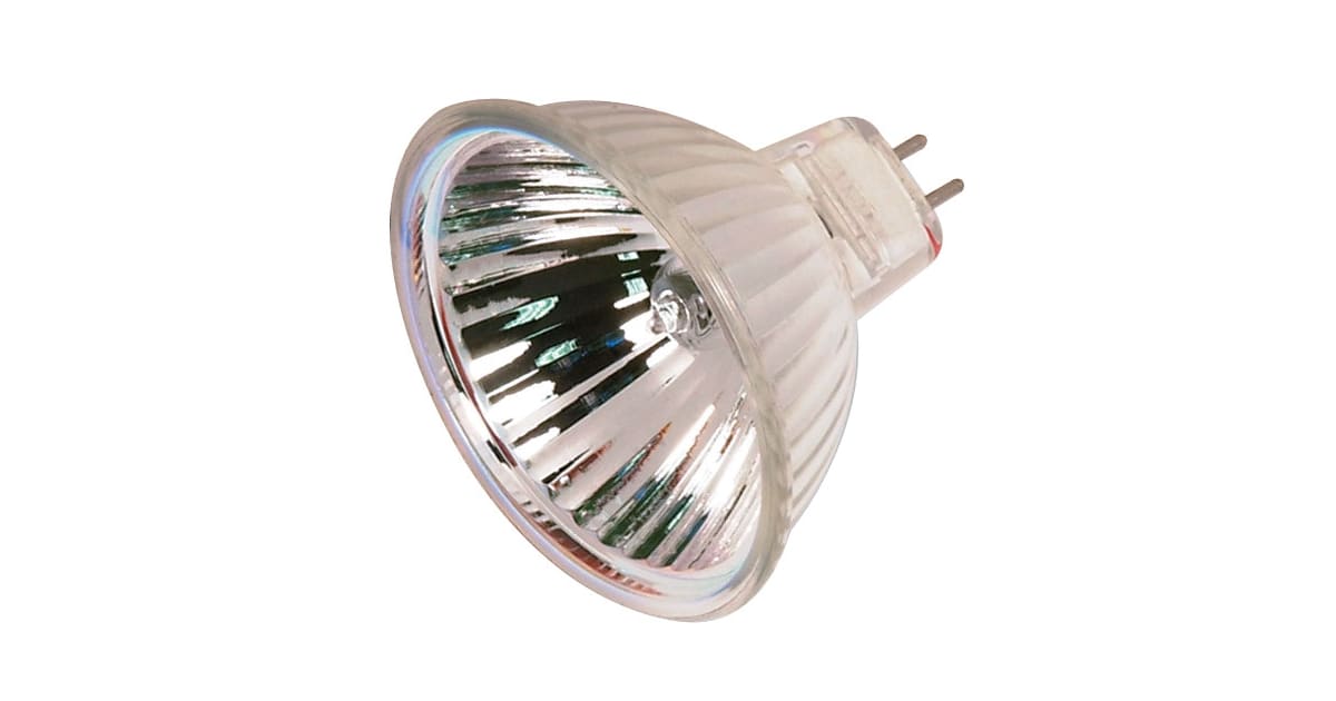 Satco Lighting S2616 Single 20 Watt Dimmable MR16 Bi Pin Halogen Bulb ...