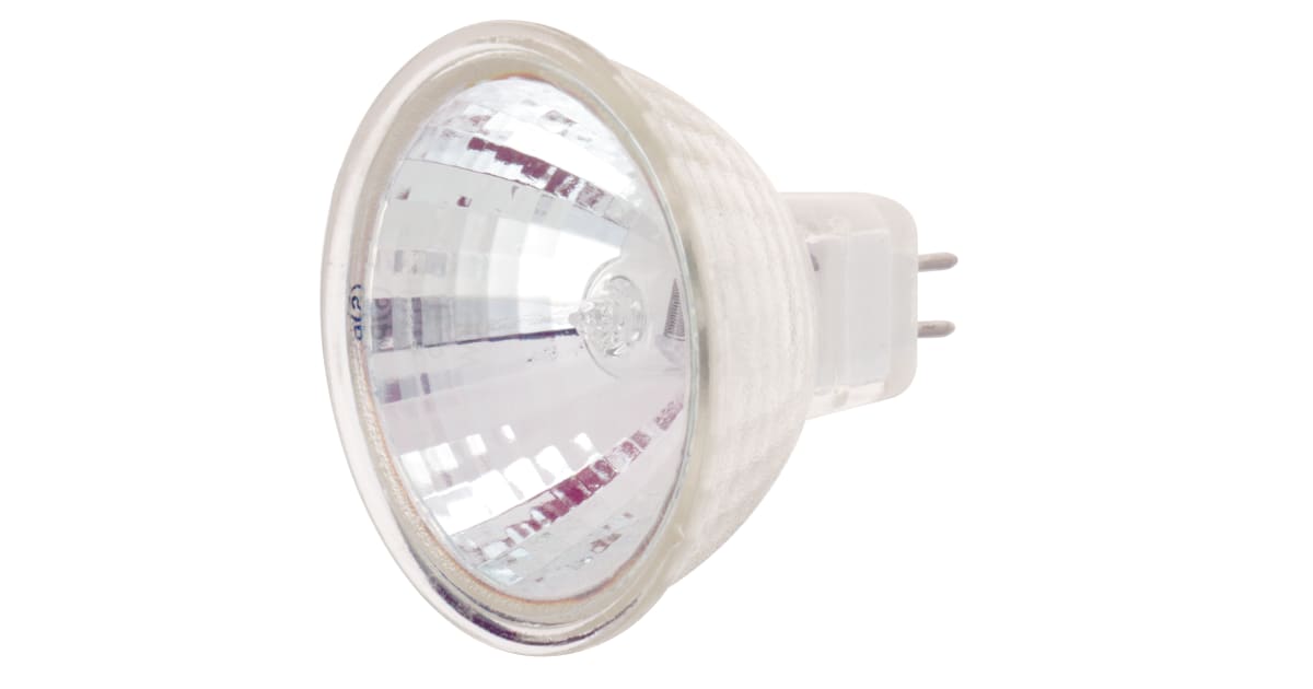 Satco Lighting S3103 Single 50 Watt Dimmable MR16 GU5.3 Halogen Bulb ...