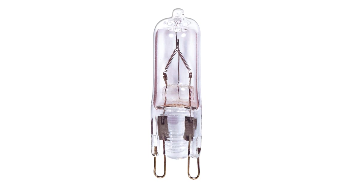 Satco Lighting S3544 Single 35 Watt Dimmable T4 Double Loop Halogen ...
