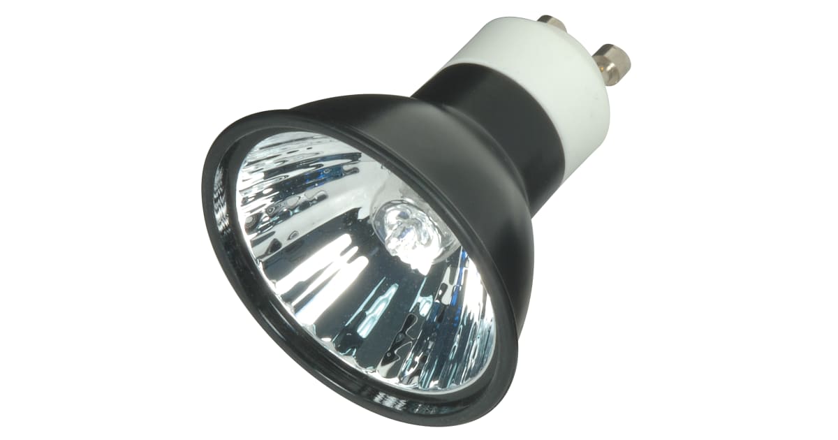 Satco Lighting S4184 Single 50 Watt Dimmable MR16 GU10 Halogen Bulb ...