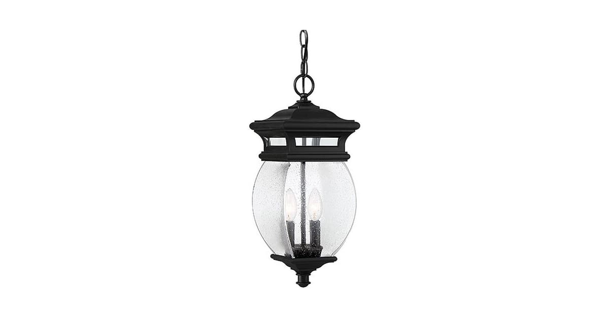 Savoy House 58096BK Seven Oaks 2 Light 71/4" Wide