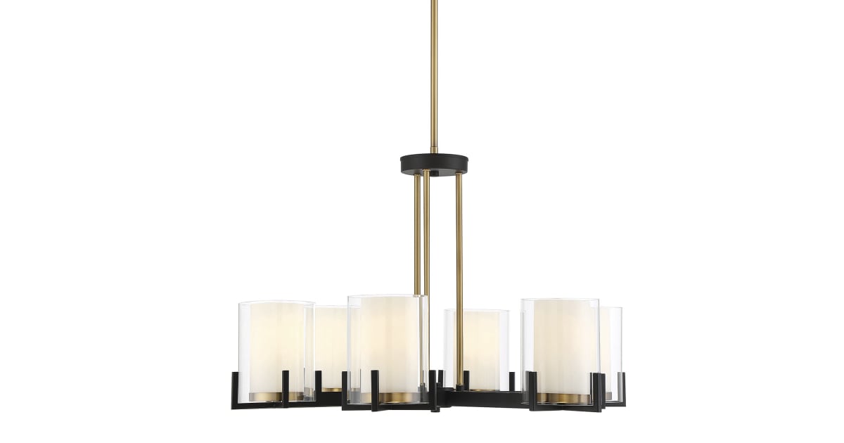 Savoy House 119766143 Eaton 6 Light 28" Wide Pillar