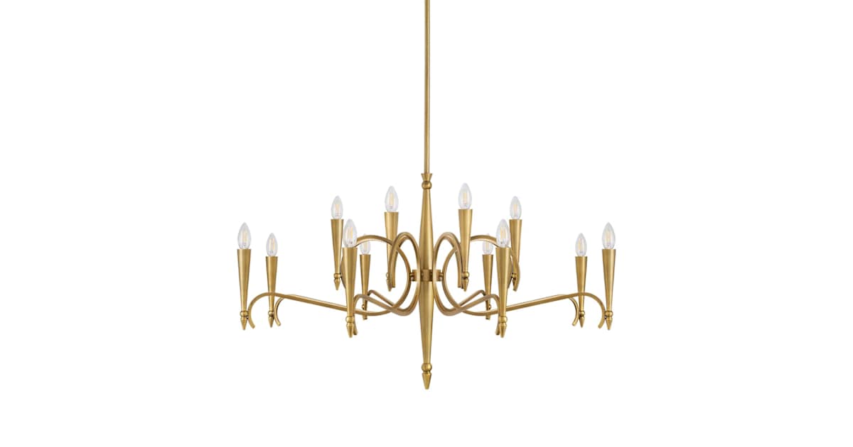 Savoy House 1-9418-12-220 Tremont 12 Light 44" Wide Taper Candle Style ...
