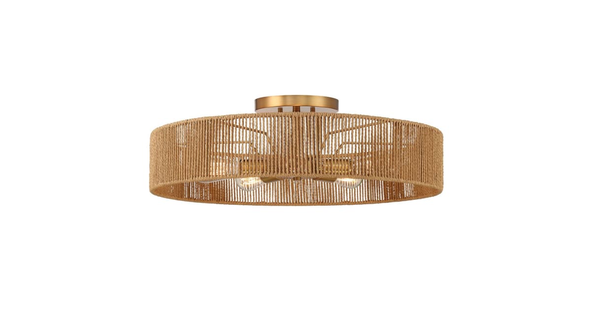 Savoy House 616825320 Ashe 5 Light 24" Wide SemiFlush