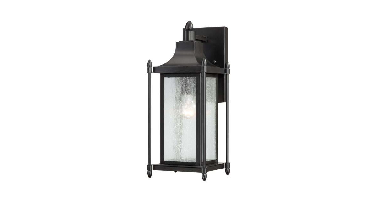 Savoy House 53451BK Dunnmore 1 Light 16" Tall Outdoor