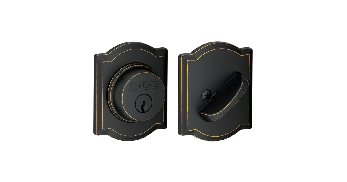 Schlage B60CAM716 Single Cylinder Keyed Entry Grade 1